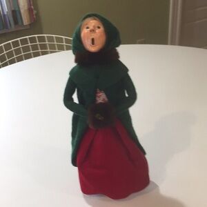 Vintage 1984 Byers’s Choice Caroler Women w Muff